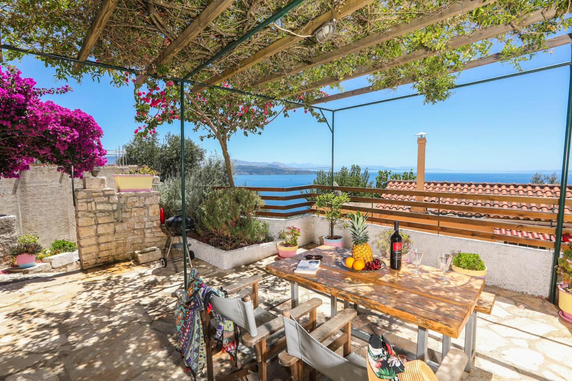 Apartament Joannas Sea-View Stone House Katávolos Zewnętrze zdjęcie